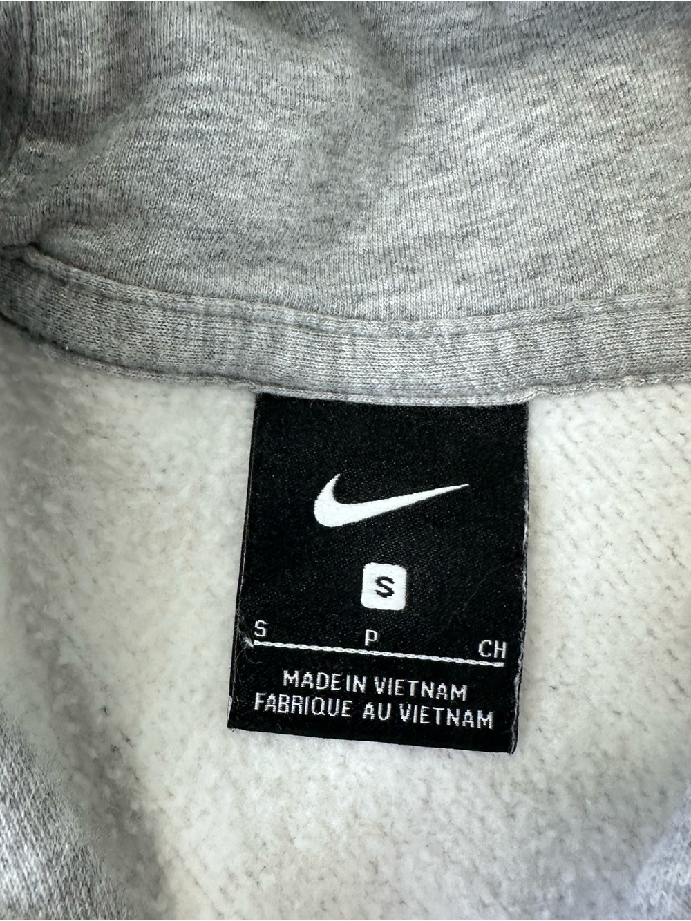 Unisex Nike Gray Fleece PO Hoodie with Orange Virginia Tech Script In Size S - Picture 8 of 12